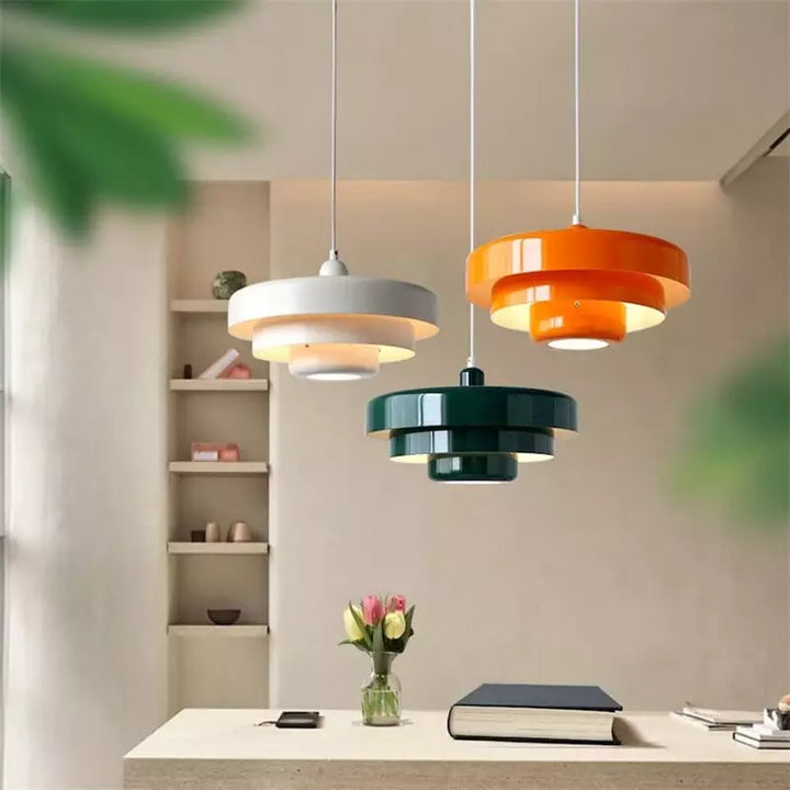 ItaloLux: Lampada a sospensione italiana in design Bauhaus – Elegante lampada a sospensione per sala da pranzo e soggiorno