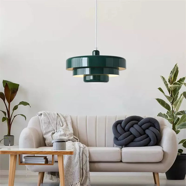 ItaloLux: Lampada a sospensione italiana in design Bauhaus – Elegante lampada a sospensione per sala da pranzo e soggiorno