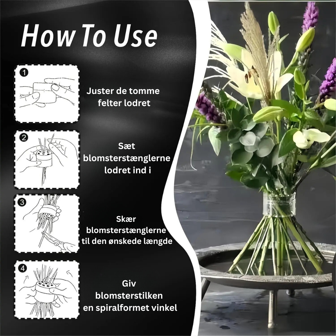 Lofi™ - Support de tige Ikebana en spirale