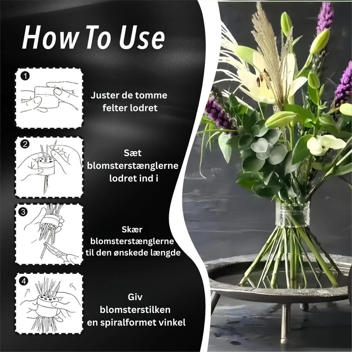 Lofi™ - Support de tige Ikebana en spirale