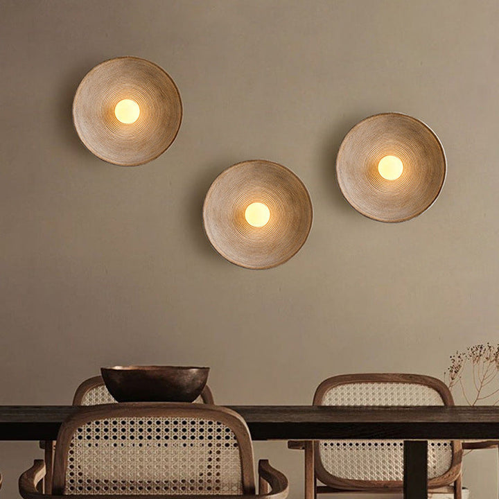 KiyoWood: Lampada da parete LED in legno – luce da parete giapponese e design