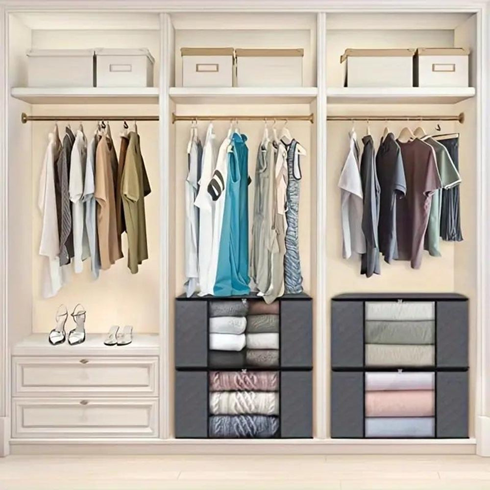 KleiderSchutz: Borsa di stoccaggio pieghevole – grande, leggera e ideale per abbigliamento, coperte e accessori
