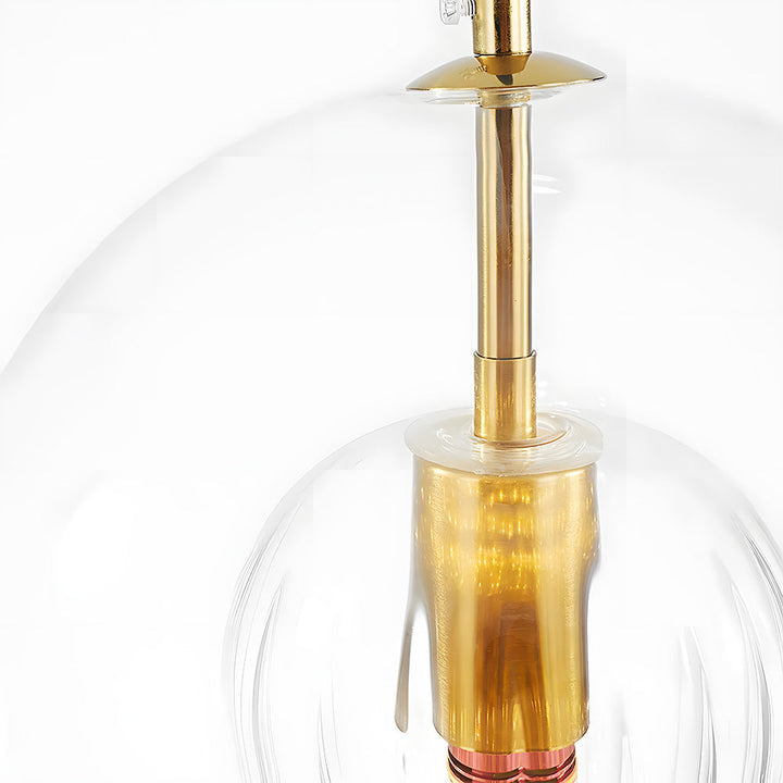 KristallKugel: Lampada a sospensione in vetro moderno a forma di sfera – decorativa e senza tempo per ambienti abitativi e camere da letto