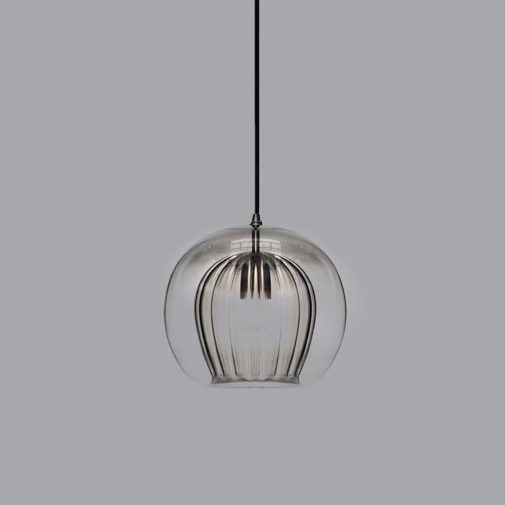 KristallKugel: Lampada a sospensione in vetro moderno a forma di sfera – decorativa e senza tempo per ambienti abitativi e camere da letto