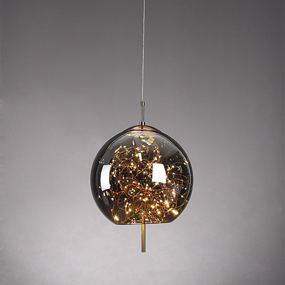 KristallNordic: Lampada a sospensione LED in vetro lussuosa – elegante e accogliente per cucina e sala da pranzo