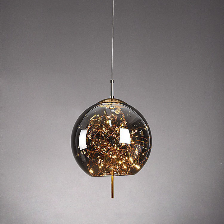 KristallNordic: Lampada a sospensione LED in vetro lussuosa – elegante e accogliente per cucina e sala da pranzo