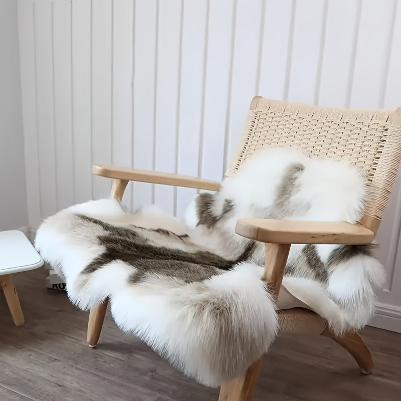 KuschelHorn: Tappeto morbido in pelliccia sintetica con leggera struttura e aspetto decorativo – per balconi e spazi abitativi