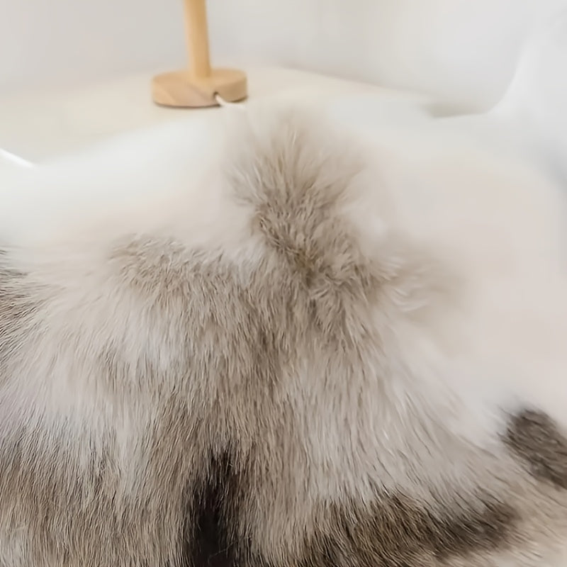KuschelHorn: Tappeto morbido in pelliccia sintetica con leggera struttura e aspetto decorativo – per balconi e spazi abitativi