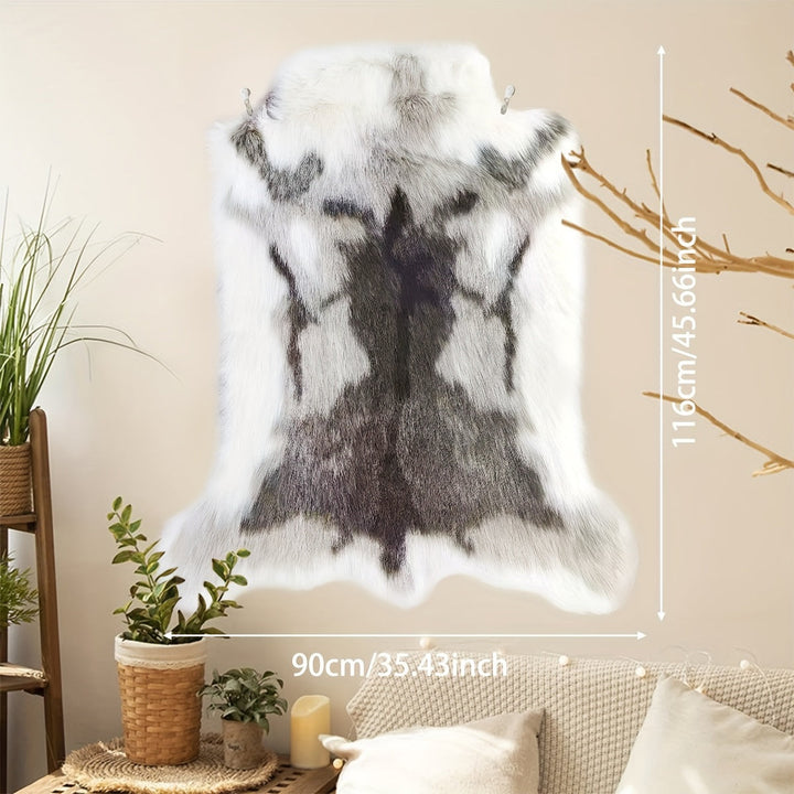 KuschelHorn: Tappeto morbido in pelliccia sintetica con leggera struttura e aspetto decorativo – per balconi e spazi abitativi