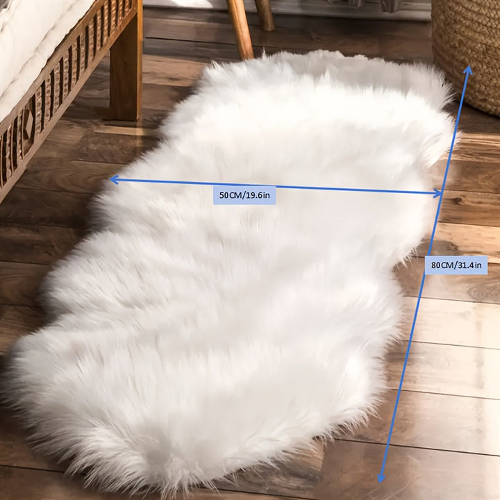 KuschelLux: Tappeto in pelliccia sintetica morbida con struttura lavorata a maglia e aspetto accogliente – per ambienti moderni