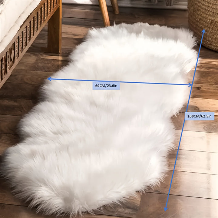 KuschelLux: Tappeto in pelliccia sintetica morbida con struttura lavorata a maglia e aspetto accogliente – per ambienti moderni