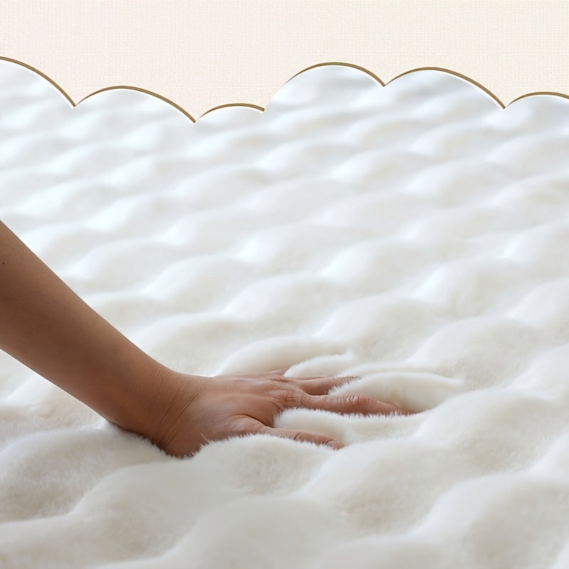 KuschelWohl: Tappeto alto in formato rettangolare in poliestere peluche – per lato letto e spazi abitativi