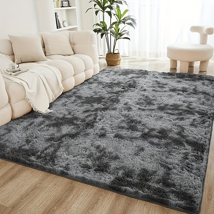 KuschelZeit: Tappeto alto in poliestere con struttura resistente – ideale per aree soggiorno e divano