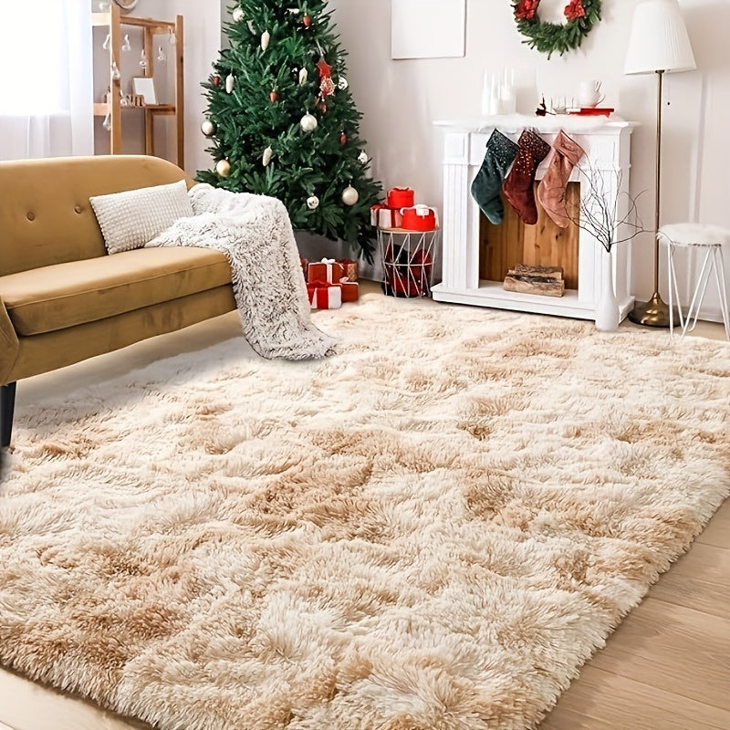 KuschelZeit: Tappeto alto in poliestere con struttura resistente – ideale per aree soggiorno e divano