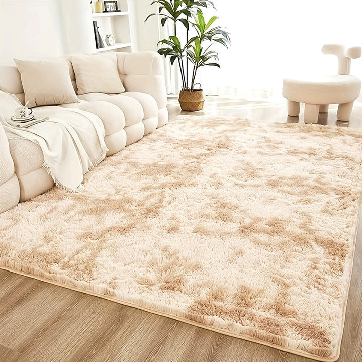 KuschelZeit: Tappeto alto in poliestere con struttura resistente – ideale per aree soggiorno e divano