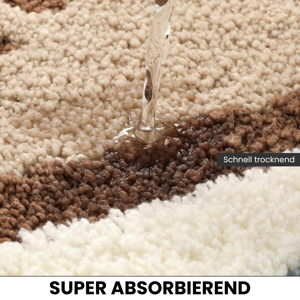 KüstenTraum: Tappetino da bagno antiscivolo in design da spiaggia – Morbido, Assorbente &amp; Lavabile