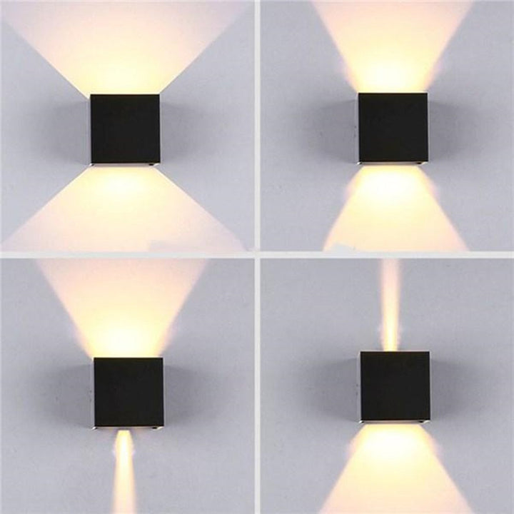 HelleNacht™ Lampada da Parete LED Premium | Impermeabile IP65 | Sensore di Movimento | Luce Calda Up-&amp;-Down