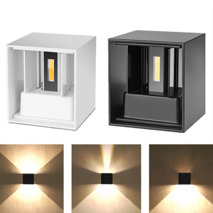 HelleNacht™ Lampada da Parete LED Premium | Impermeabile IP65 | Sensore di Movimento | Luce Calda Up-&amp;-Down