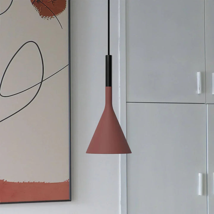 LavalIndustrie: Lampada a sospensione in cemento dal design industriale moderno con accenti metallici – per sala da pranzo e soggiorno