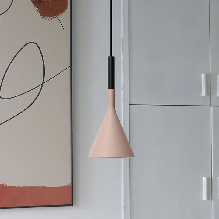 LavalIndustrie: Lampada a sospensione in cemento dal design industriale moderno con accenti metallici – per sala da pranzo e soggiorno