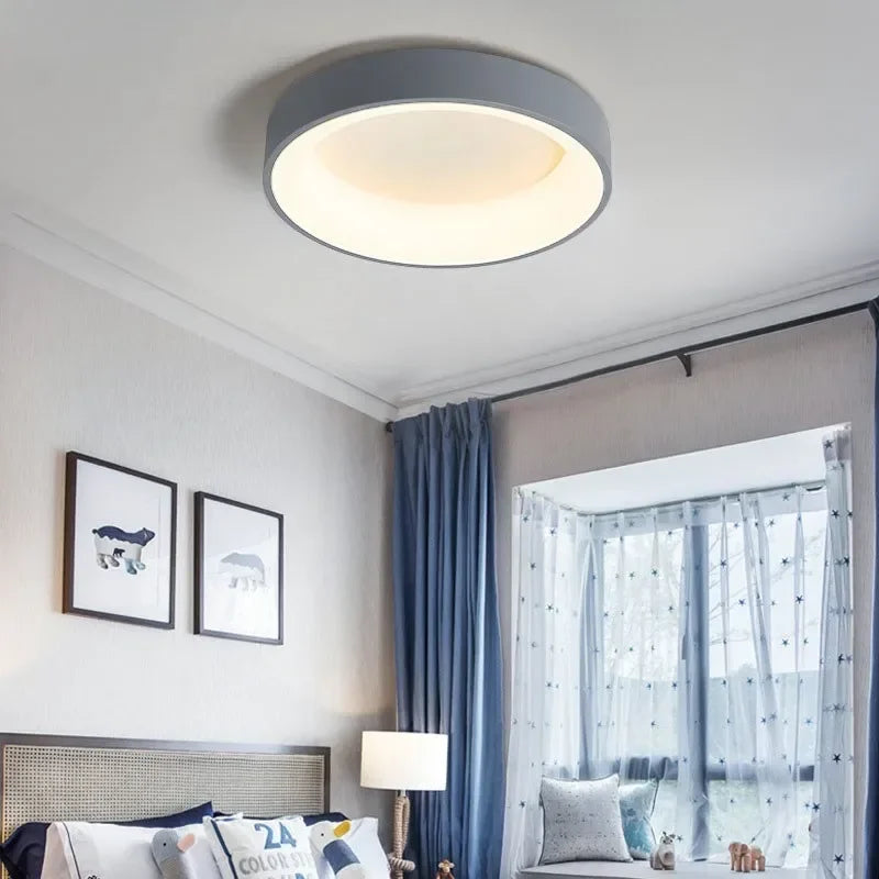 LichtAura: Lampada da soffitto LED nordica rotonda
