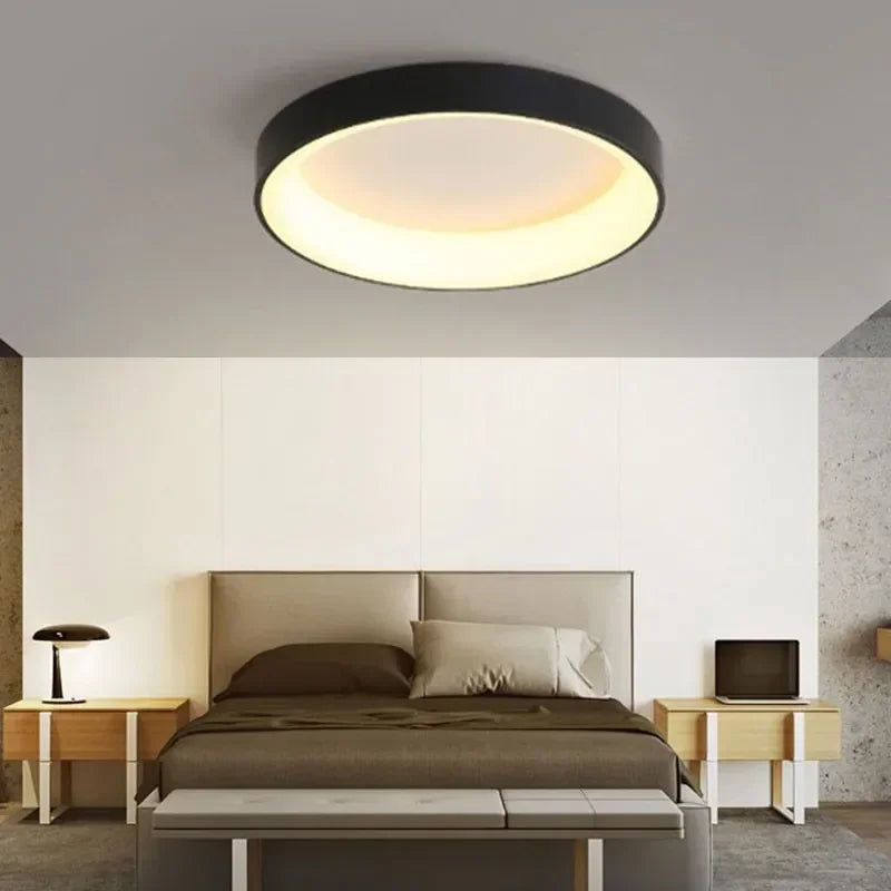 LichtAura: Lampada da soffitto LED nordica rotonda