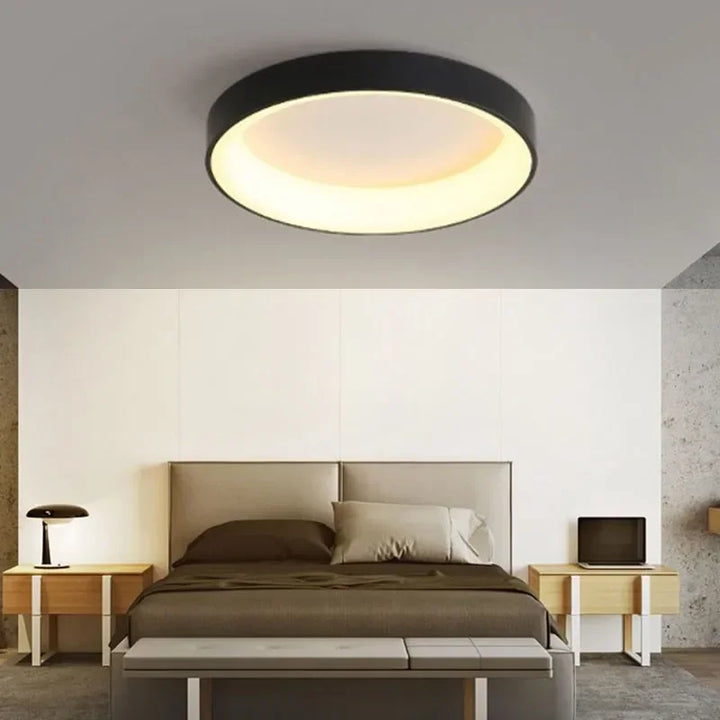 LichtAura: Lampada da soffitto LED nordica rotonda