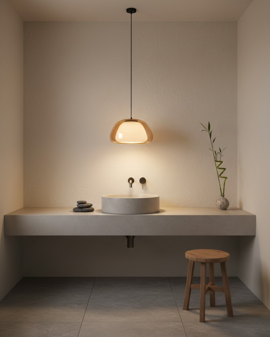 LichtDom: Lampada a sospensione moderna – lampada in vetro elegante con effetto cristallo, lussuosa per camera da letto e ufficio