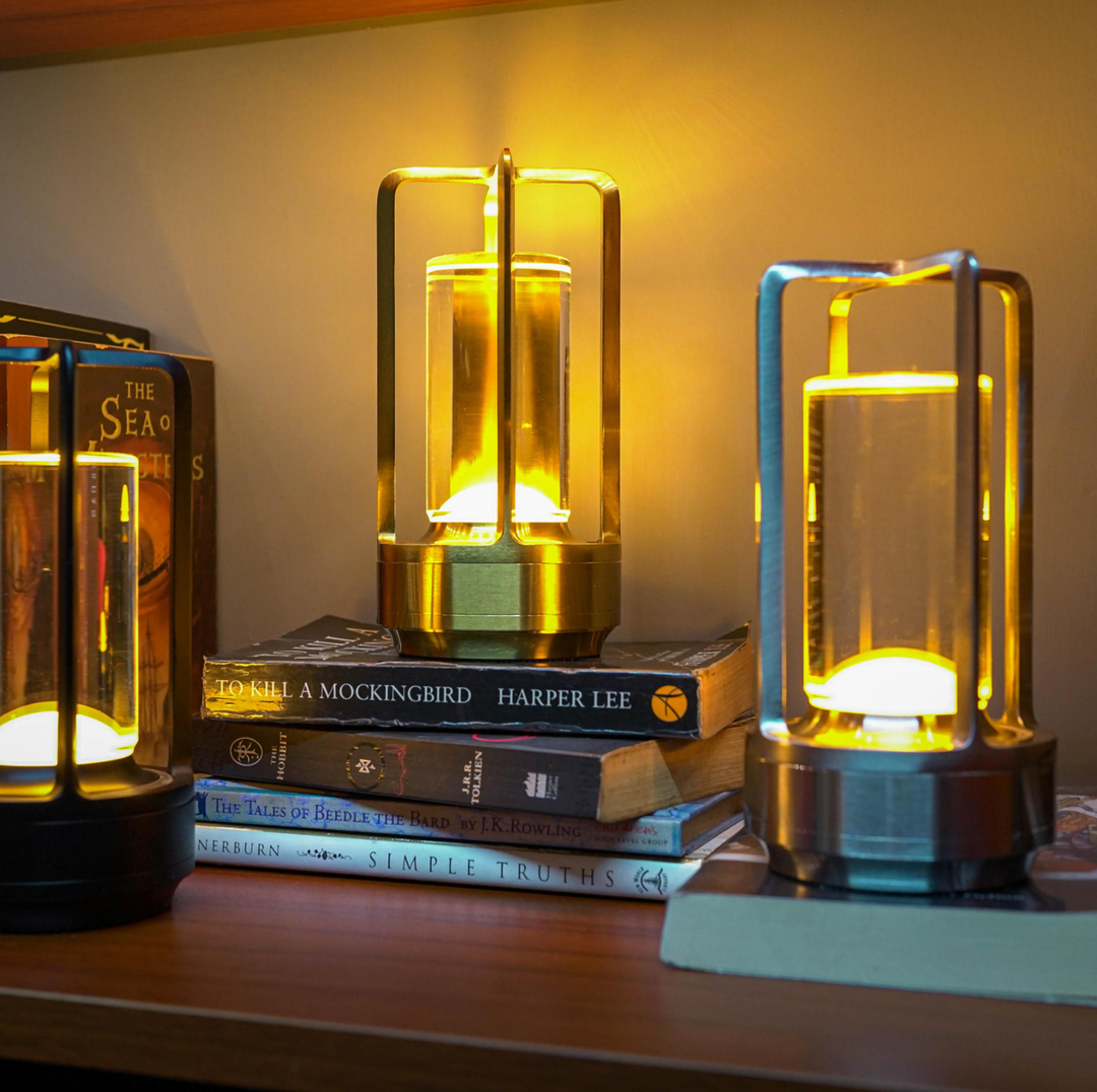LichtEleganz: Lampada da Tavolo LED Senza Fili – Dimmerabile, Ricaricabile &amp; Design Elegante