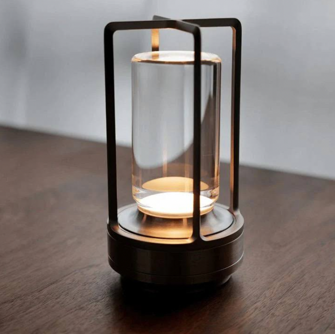 LichtEleganz: Lampada da Tavolo LED Senza Fili – Dimmerabile, Ricaricabile &amp; Design Elegante