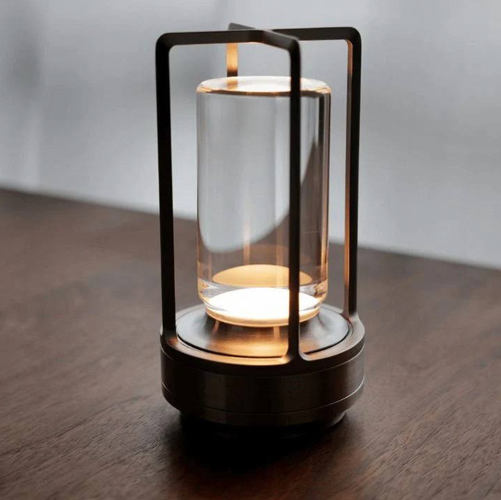 LichtEleganz: Lampada da Tavolo LED Senza Fili – Dimmerabile, Ricaricabile &amp; Design Elegante