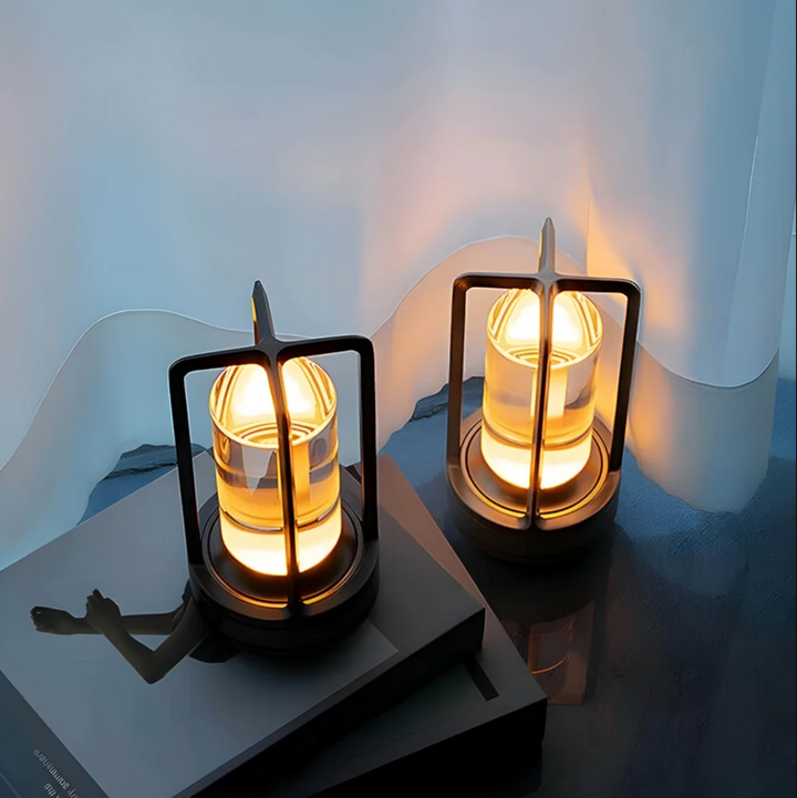 LichtEleganz: Lampada da Tavolo LED Senza Fili – Dimmerabile, Ricaricabile &amp; Design Elegante