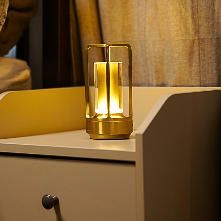 LichtEleganz: Lampada da Tavolo LED Senza Fili – Dimmerabile, Ricaricabile &amp; Design Elegante