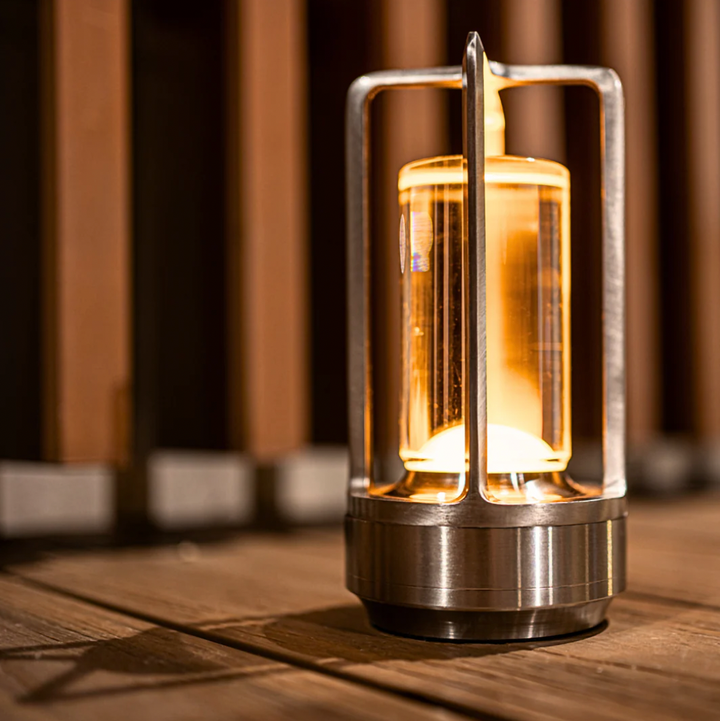 LichtEleganz: Lampada da Tavolo LED Senza Fili – Dimmerabile, Ricaricabile &amp; Design Elegante