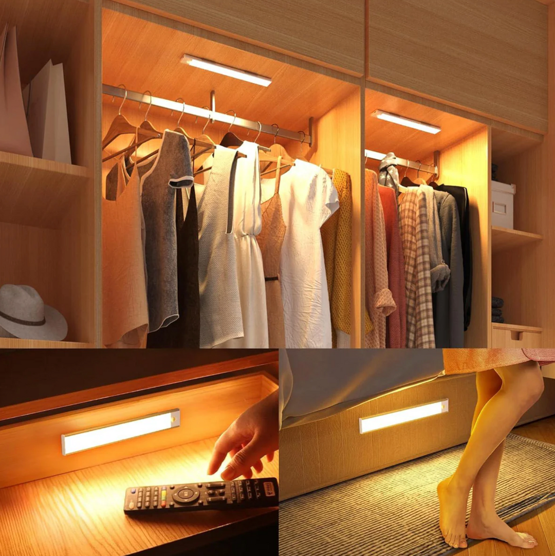 LichtFlex: Lampada LED Sensoriale Senza Fili – Sensore di Movimento Ricaricabile
