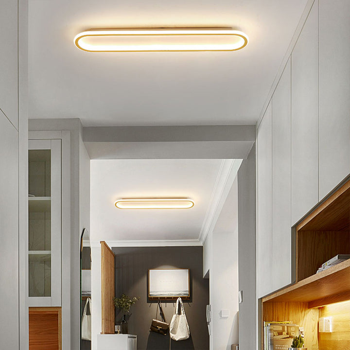 LichtKorridor: Lampada da soffitto LED lunga moderna – elegante e luminosa per corridoi e aree di passaggio