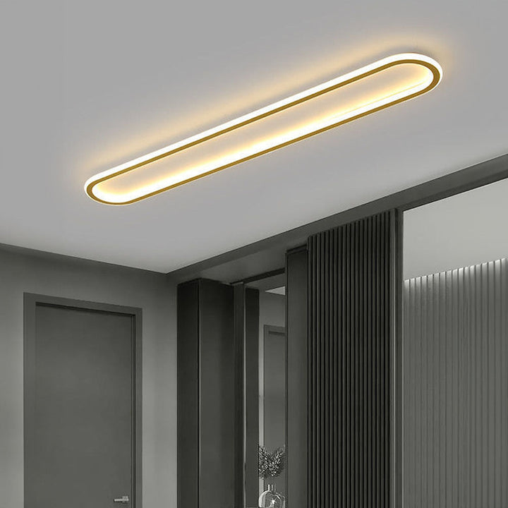 LichtKorridor: Lampada da soffitto LED lunga moderna – elegante e luminosa per corridoi e aree di passaggio