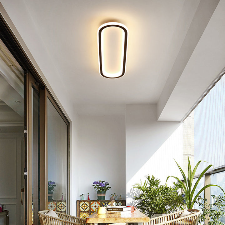 LichtKorridor: Lampada da soffitto LED lunga moderna – elegante e luminosa per corridoi e aree di passaggio