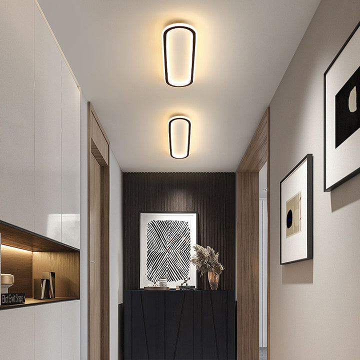 LichtKorridor: Lampada da soffitto LED lunga moderna – elegante e luminosa per corridoi e aree di passaggio