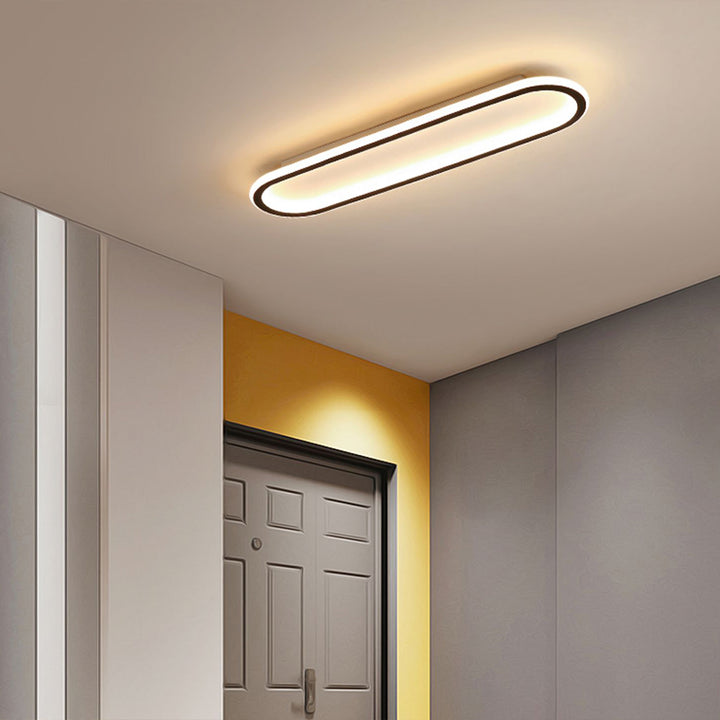 LichtKorridor: Lampada da soffitto LED lunga moderna – elegante e luminosa per corridoi e aree di passaggio
