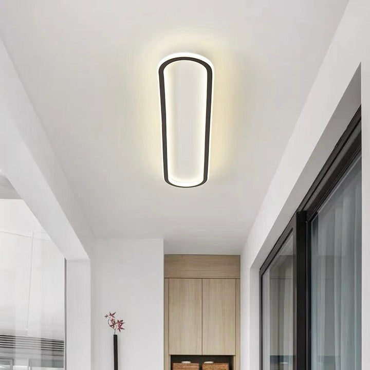 LichtKorridor: Lampada da soffitto LED lunga moderna – elegante e luminosa per corridoi e aree di passaggio
