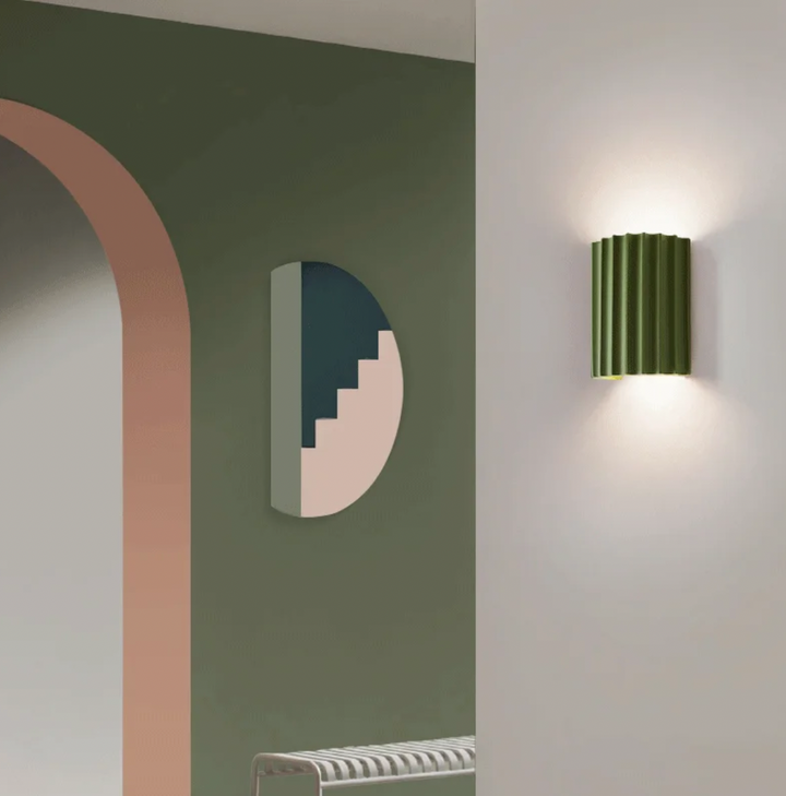 LichtKunst: Applique moderna in resina – Lampada di design LED elegante per soggiorno e camera da letto