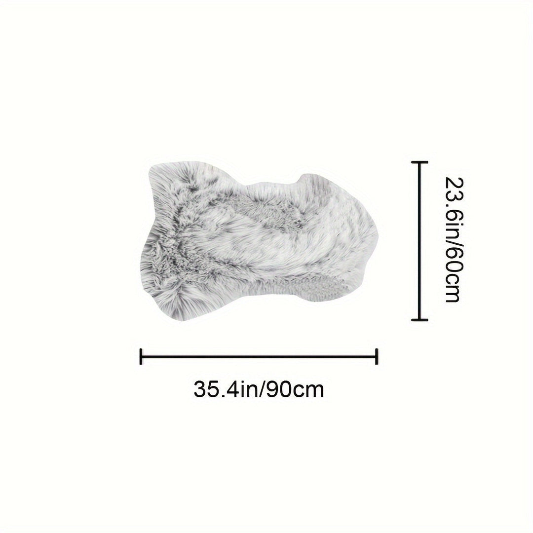LichtRaum: Tappeto morbido irregolare moderno – decorativo per soggiorno, camera da letto e spazi interni