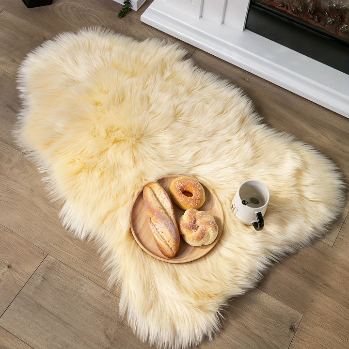 LichtRaum: Tappeto morbido irregolare moderno – decorativo per soggiorno, camera da letto e spazi interni