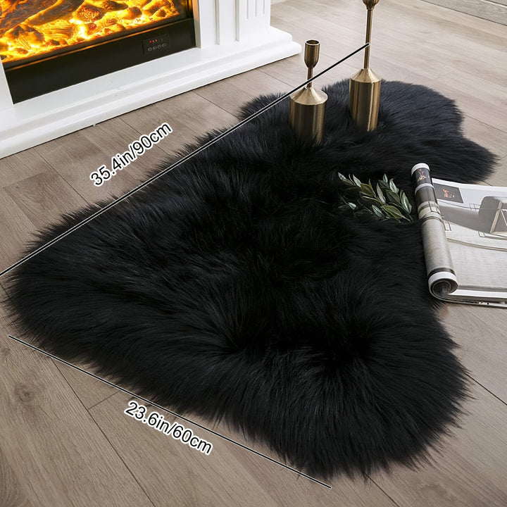 LichtRaum: Tappeto morbido irregolare moderno – decorativo per soggiorno, camera da letto e spazi interni