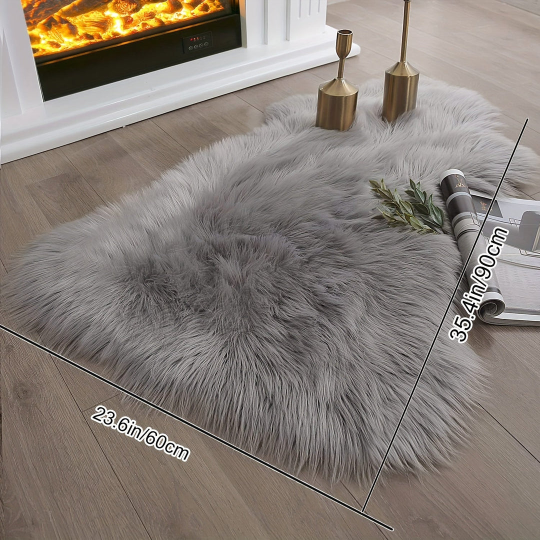 LichtRaum: Tappeto morbido irregolare moderno – decorativo per soggiorno, camera da letto e spazi interni