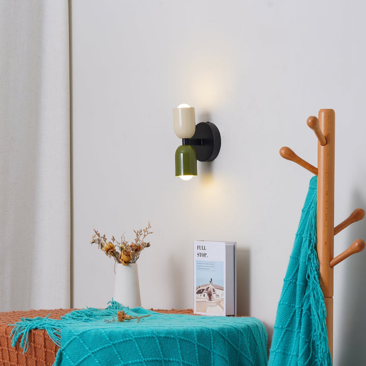 LichtZwillig: Applique Vintage con 2 teste – Lampada da parete in stile industriale
