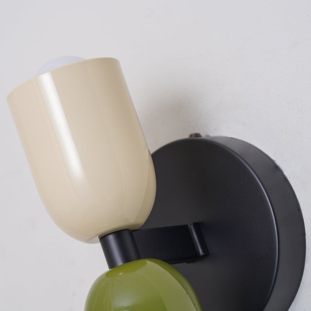 LichtZwillig: Applique Vintage con 2 teste – Lampada da parete in stile industriale