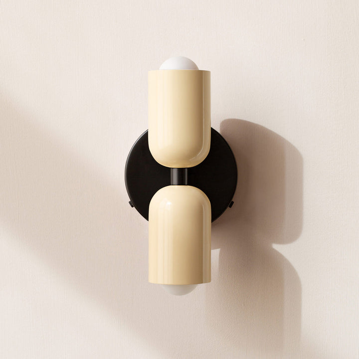 LichtZwillig: Applique Vintage con 2 teste – Lampada da parete in stile industriale