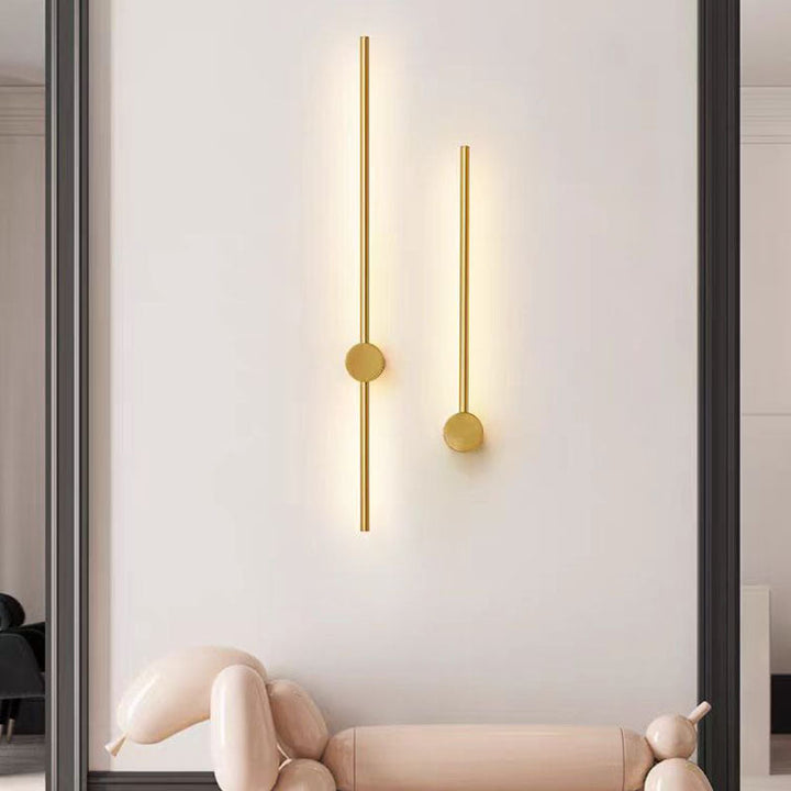 LinaGlow: Applique LED Lineare – Lampada da Parete Moderna per Soggiorno e Sala da Pranzo